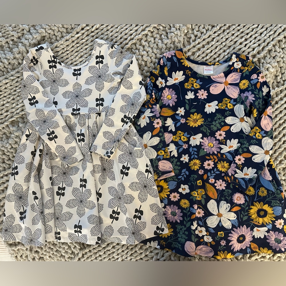 Hanna Anderson girls dresses size US 6-7